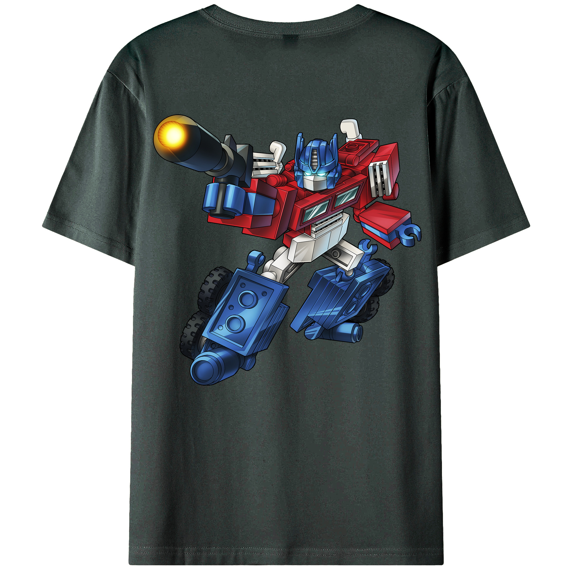 （画像用）  綿100％ メンズ半袖Tシャツ（バックプリント） 通気性